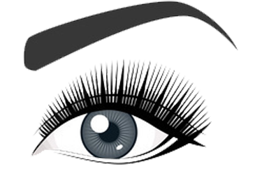 An example of a cat eye lash look